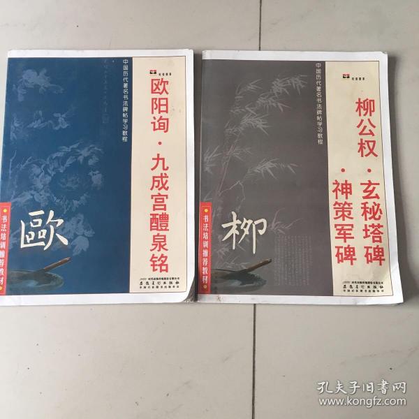 中国历代著名书法碑帖学习教程：柳公权·玄秘塔碑·神策军碑、柳公权·玄秘塔碑·神策军碑