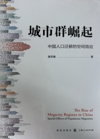 城市群崛起:中国人口迁移的空间效应 潘泽瀚 著 格致出版社