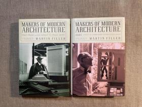 Makers of Modern Architecture: From Frank Lloyd Wright to Frank Gehry & Volume II: From Le Corbusier to Rem Koolhaas 现代建筑的塑造者 两卷合售【英文版，精装无酸纸印刷】打包后超一公斤重