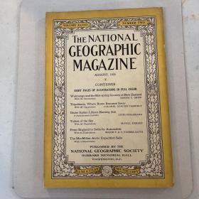 美国发货national geographic美国国家地理杂志1925年8月(利比亚)的黎波里塔尼亚，云，汽车穿越英格兰至印度，北极B