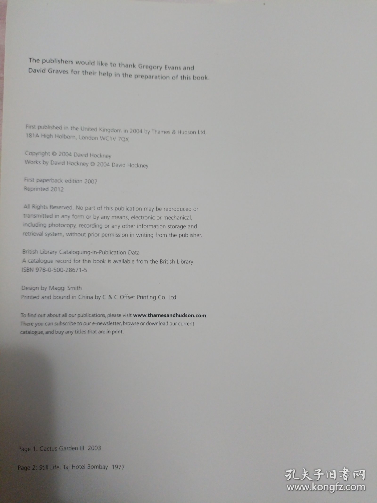 Hockney's Pictures（145—176页书脊有脱胶。请谨慎下单，售后不退，请勿议价，非诚勿扰。）塑柜四层