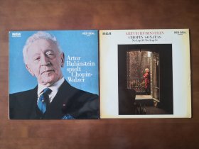 鲁宾斯坦演奏的肖邦钢琴奏鸣曲、圆舞曲 黑胶LP唱片双张 包邮