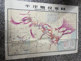 旧地图：平津战役要图（1962年）