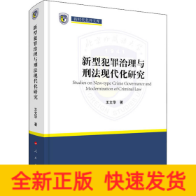 新型犯罪治理与刑法现代化研究