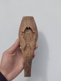 清代鱼纹木雕