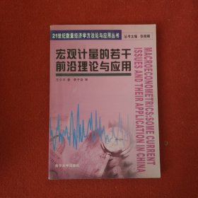 宏观计量的若干前沿理论与应用