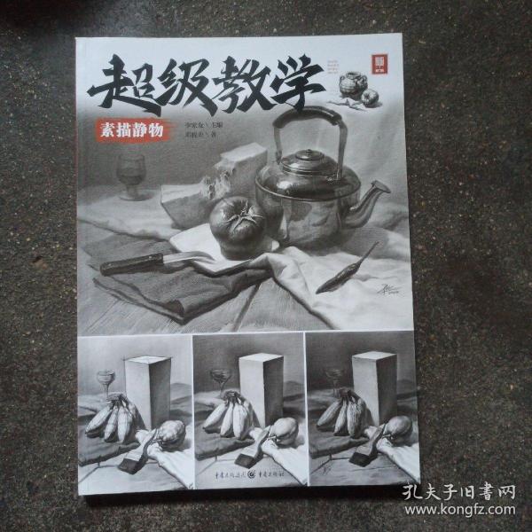 超级教学素描静物 2022敲门砖邓程业李家友基础几何体静物组合场景前中后期强化训练照片范画写生对画临摹美术课件范本联考教材书