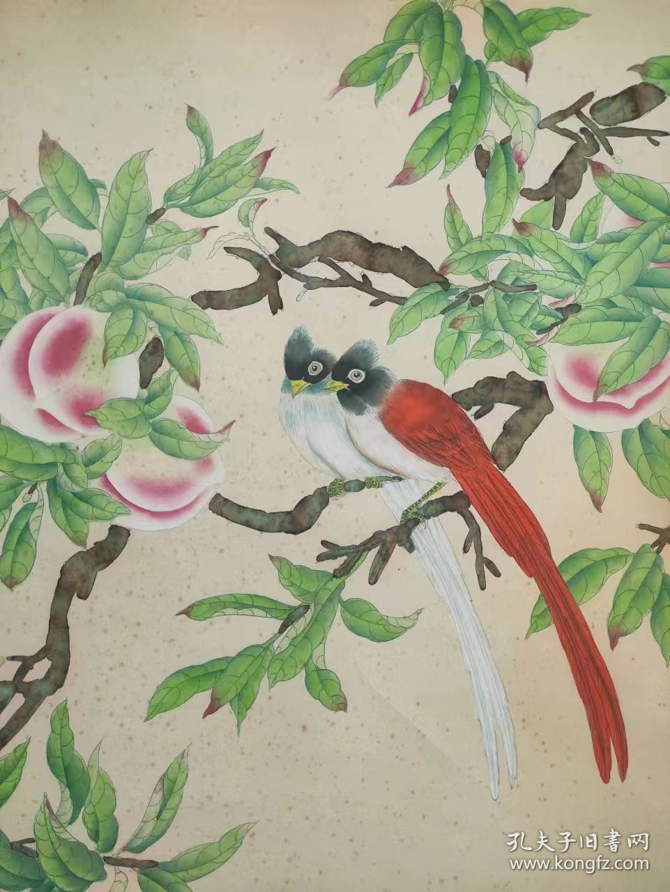 王蒙画作鸟语花香