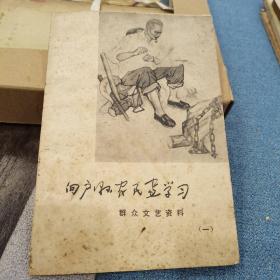 （30车库004）：许伯建藏书，《向户县农民画学习，群众文艺资料（一）》（印文：伯建所书）（涉及人物：常程曹振峰黄笙文戴刚毅章青茹桂刘志德刘知贵刘惠生李凤兰华克雄刘波陈克振刘志德。）