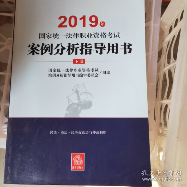 司法考试2019 2019年国家统一法律职业资格考试案例分析指导用书（全2册）