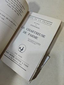 la chartreuse de parme(司汤达法文小说，1932 毛边本）