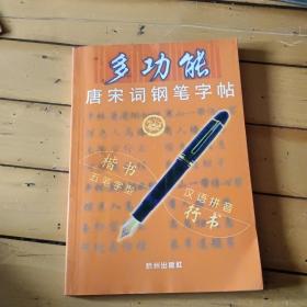 多功能唐宋词钢笔字帖