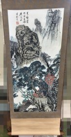 蒲松窗国画原装老裱纯手绘