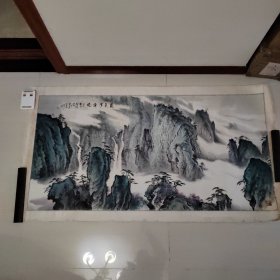 陈德骞，号云石山人，1936年生，福建惠安人。现任中国美术家协会会员。上水画镜框里拆下来，永久包真