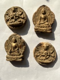 老泥擦擦4个（大小不一）