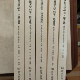 襄阳文学65年（全五册）中篇小说选 散文选 寓言选 诗歌选 短篇小说选