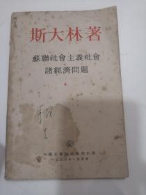 苏联社会主义社会诸经济问题（小树茵收藏图书-中文）(LMCB05799)