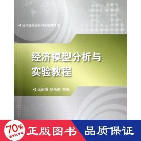 现代服务业系列实验教材：经济模型分析与实验教程