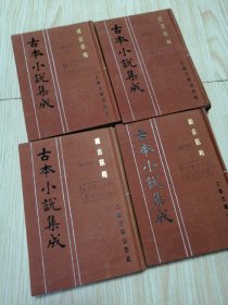 古本小说集成 续金瓶梅（1—4）四册全 馆藏书未借阅 自然旧实物如图