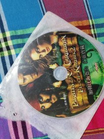 加勒比海盗2 亡灵宝藏 DVD光盘1张 裸碟