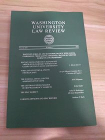 Washington UniversityLaw Review 华盛顿法律评论
