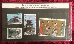 日本1965年、1966年、1975年、1976年纪念邮票（新票共5枚）