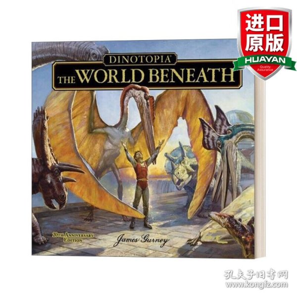 英文原版 Dinotopia, The World Beneath: 20th Anniversary Edition  漫画 恐龙帝国，地下世界 20周年纪念版 英文版 进口英语原版书籍