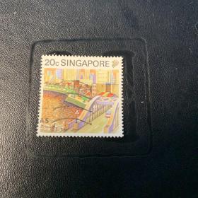 新加坡信销邮票 旅游
