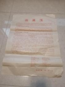 1978年浙江省台州地区倡议书