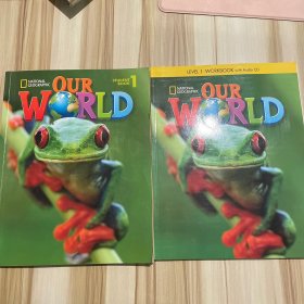 OUR WORLD STUDENT BOOK 1+WORKBOOK With Audio CD 附光盘1张 2本合售