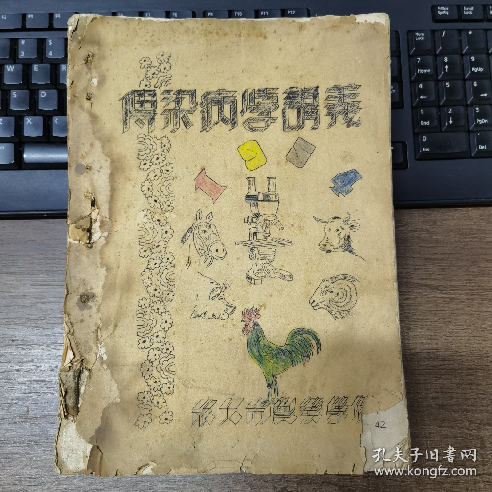 家畜传染病学讲义 1954年