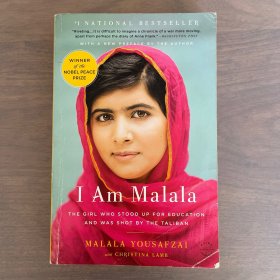 英文原版I Am Malala 我是马拉拉 诺贝尔和平奖 个人回忆 励志文学 进口英文原版