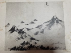 珂罗版《八大山人神品》*四张散页*百年精印。大正8年（1919）年珂罗版精印。长尾雨山题、小林忠次郎发行。 品相完好，有衬纸，尺寸37*27厘米。原书完整要大几千块钱。