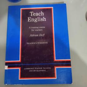 Teach English   A training course for teachers  Adrian Doff   TEACHER'S WORKBOOK