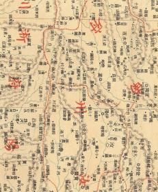 0631-17古地图1909 宣统元年大清帝国各省及全图 河南省。纸本大小49.2*67.24厘米。宣纸艺术微喷复制。110元包邮