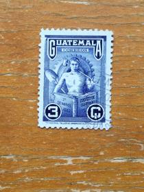 危地马拉早期邮票一枚。