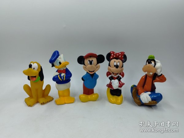 正版 迪士尼米老鼠家族玩具一套 米奇 唐老鸭 高飞