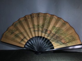 檀木手绘折扇