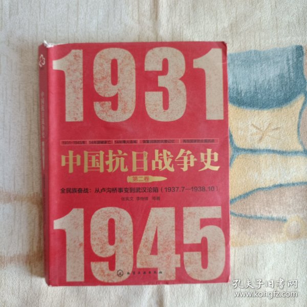 中国抗日战争史·第二卷，全民族奋战：从卢沟桥事变到武汉沦陷（1937年7月—1938年10月）