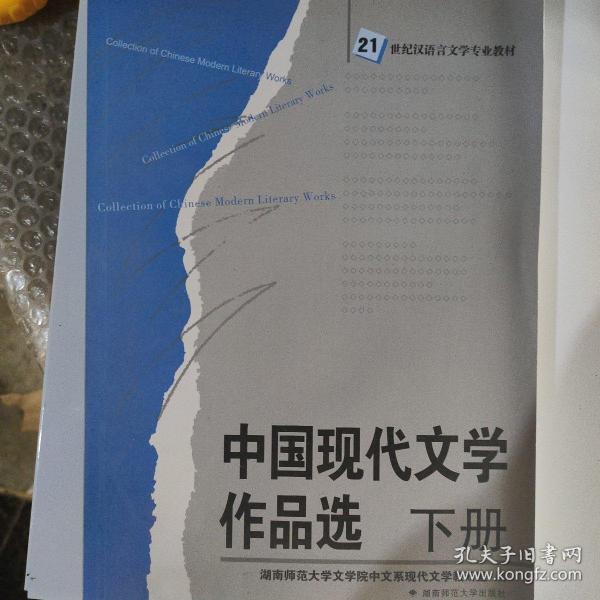 中国现代文学作品选