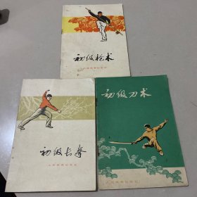 初级长拳、初级刀术、初级枪术