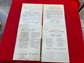 山东中医学院学报 1981年第1-4期（4册合售）