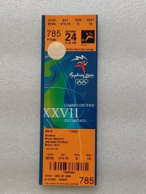 2000年悉尼奥运会门票、足球、长票