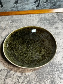 外国进口窑变釉碟子一块y