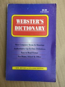 WEBSTER'S DICTIONARY 如图英文原版20开