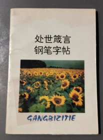 处世箴言钢笔字帖（品相以图片为准）