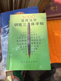 5000常用汉字钢笔三体字帖