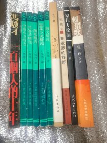 冯骥才、张炜签名本 十本 （每本都有签名，保真）见图