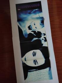 Evanescence伊凡塞斯乐队海报，77*25cm