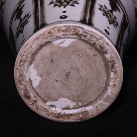 旧藏 元青花釉里红龙凤纹梅瓶 高47×25厘米